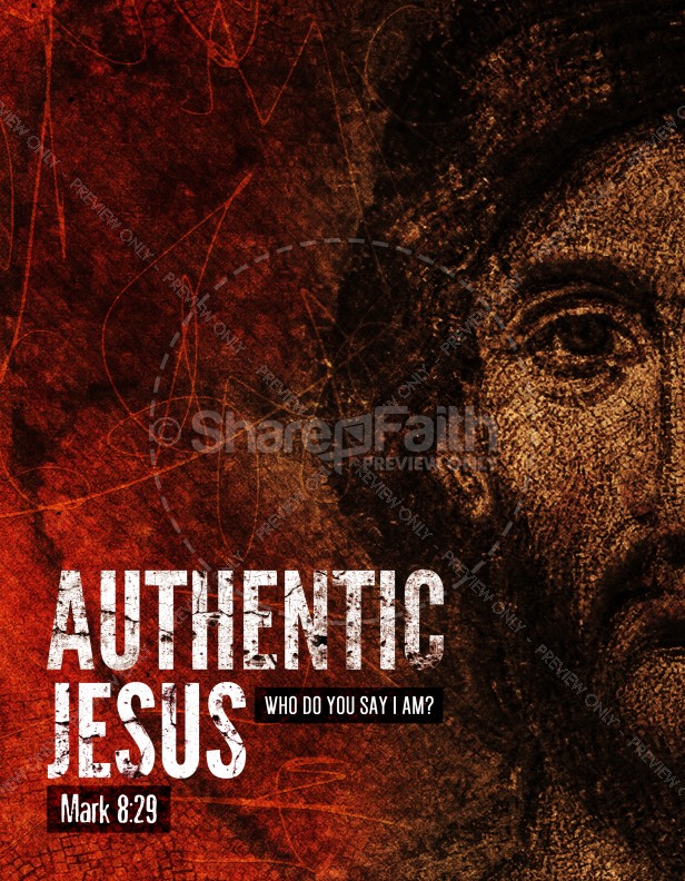 Authentic Jesus Christian Flyer Thumbnail Showcase