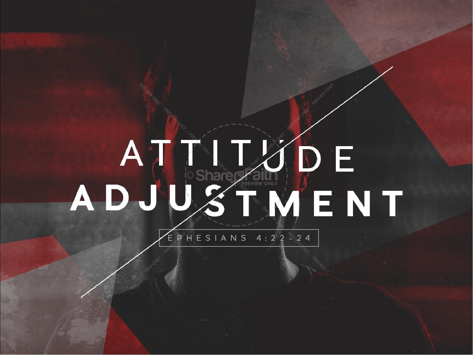 Attitude Adjustment Religious PowerPoint Thumbnail 1