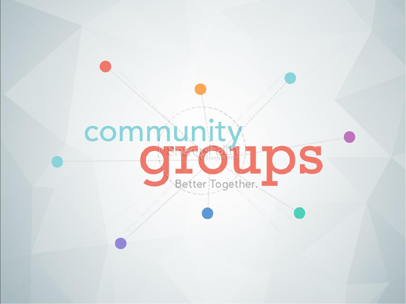 Community Groups Ministry PowerPoint