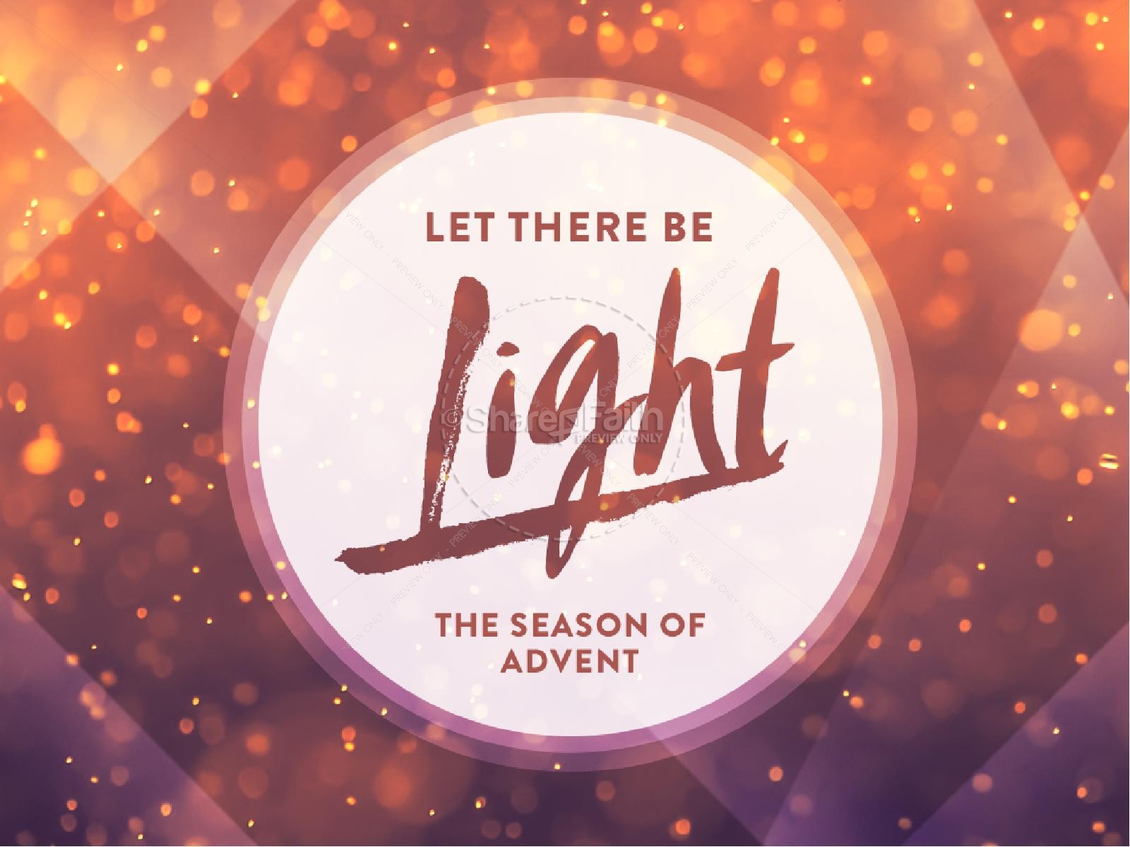 Let There be Light Church PowerPoint Thumbnail 1