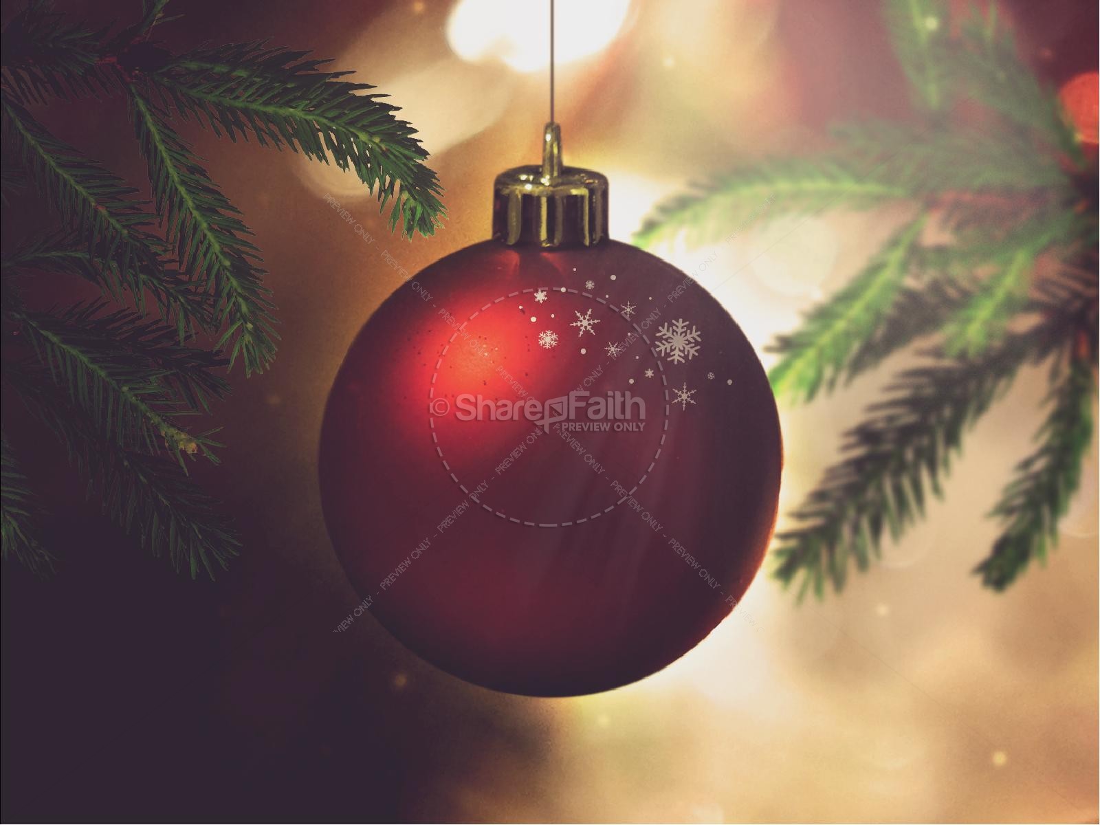 Joy to the World Christmas PowerPoint  Template Thumbnail 5
