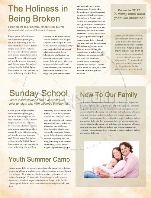 Thanksgiving Fall Christian Newsletter | page 2