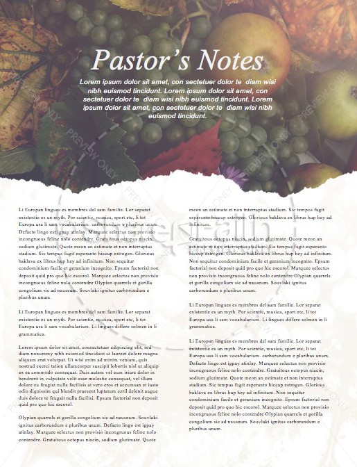 Thanksgiving Celebrate God's Blessing Newsletter | page 3