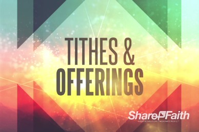 Sermon on the Mount Ministry Tithes and Offerings Video Loop
