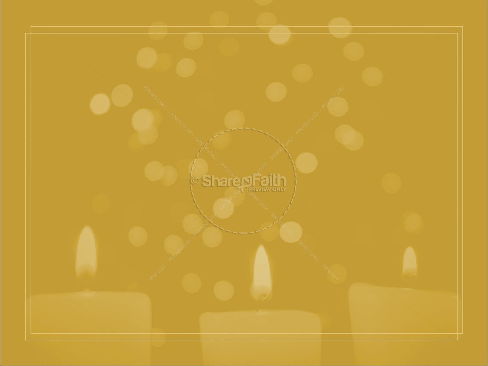 Christmas Eve Candlelight Service Ministry PowerPoint Thumbnail 6