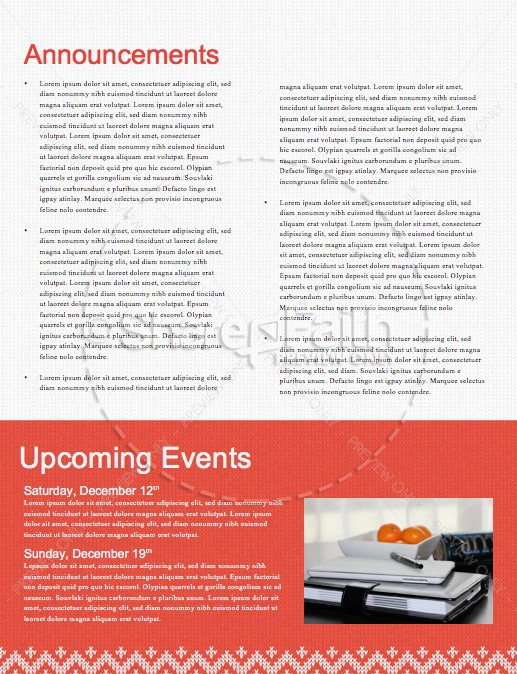 Christmas Party Announcement Christmas Newsletter | page 4