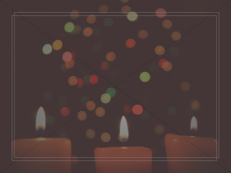 Christmas Eve Candlelight Service Ministry Background Thumbnail Showcase