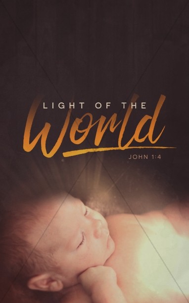 Light of the World Christmas Church Bulletin