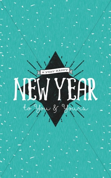 New Year's Greeting Church Bulletin Thumbnail Showcase