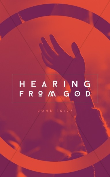 Hearing From God Ministry Bulletin Thumbnail Showcase