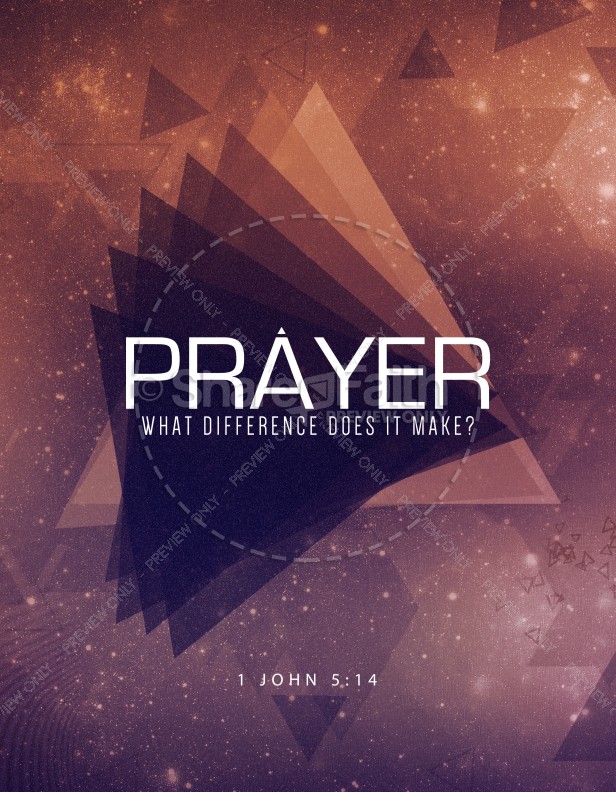 The Difference in Prayer Religious Flyer Thumbnail Showcase