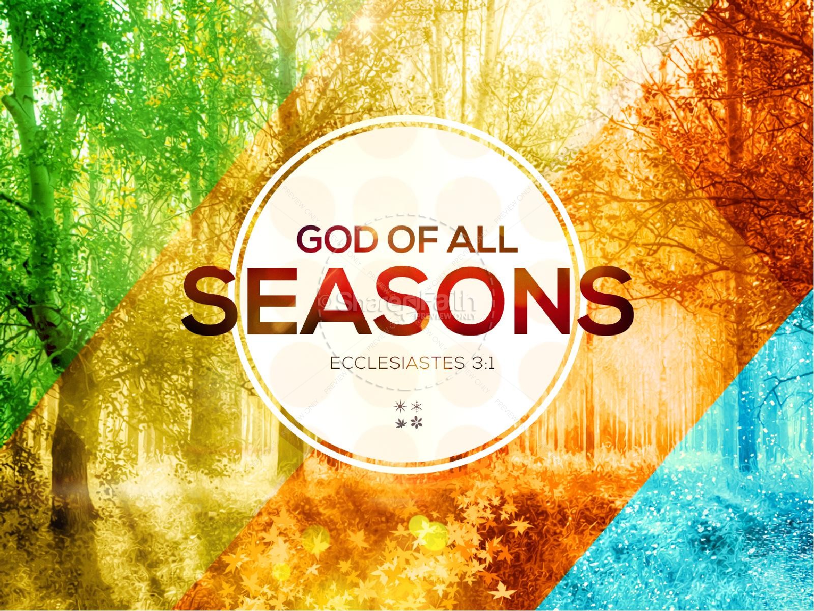 God of All Seasons Sermon PowerPoint | slide 1