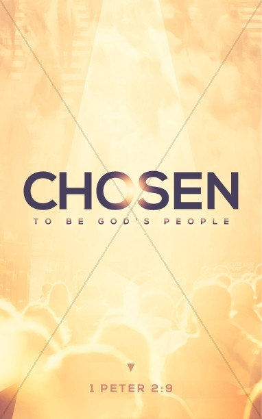 Chosen to Be God's People Church Bulletin Cover Thumbnail Showcase