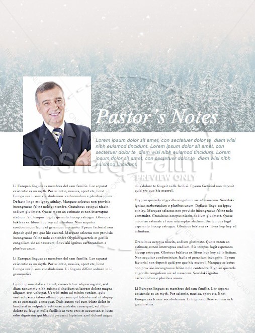 Winter Communion Sunday Church Newsletter | page 3