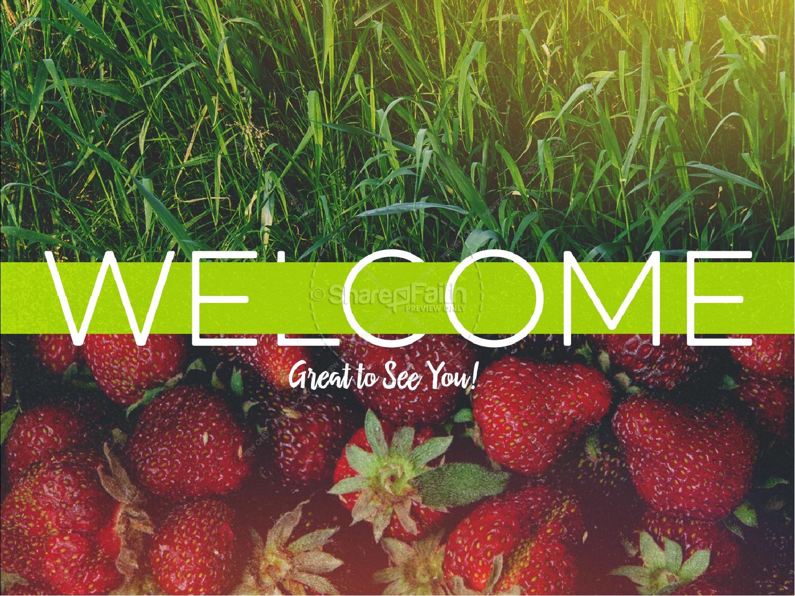 New Life Spring Strawberry Sermon PowerPoint Thumbnail 2
