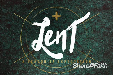 Lent and Expectation Christian Intro Video Loop