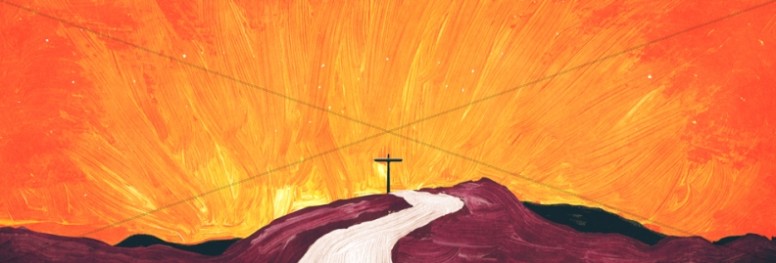 Lead Me to the Cross Painted Church Website Banner Thumbnail Showcase