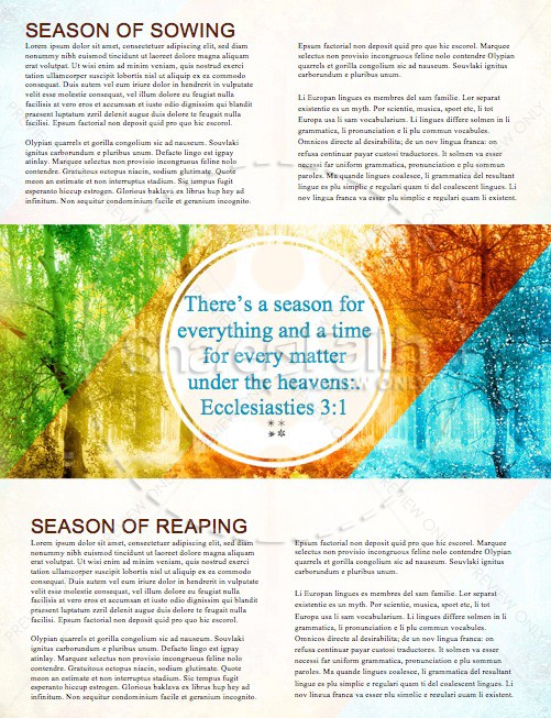 God of All Seasons Church Newsletter | page 2