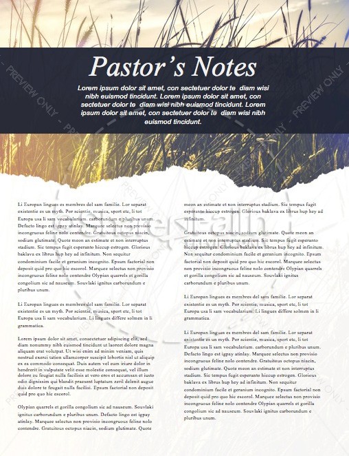 Kingdom of Heaven Wheat Church Newsletter | page 3