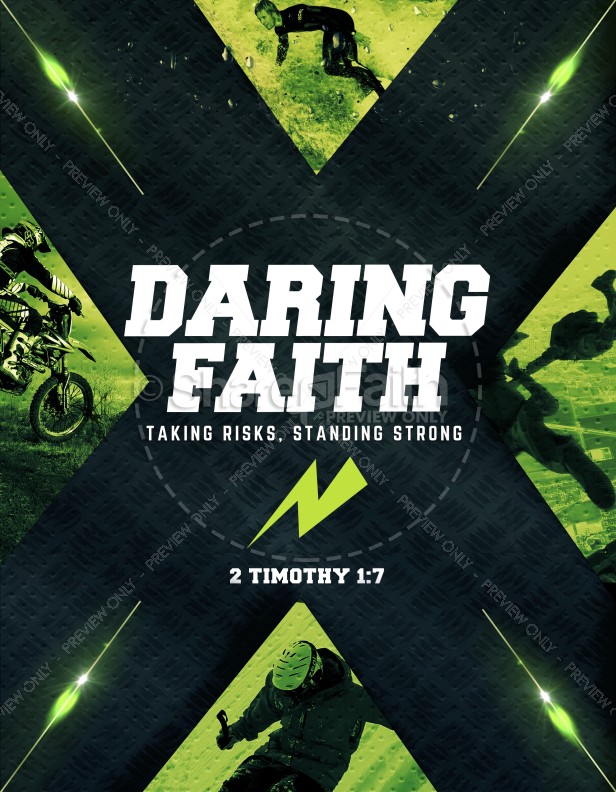 Daring Faith Christian Flyer Thumbnail Showcase
