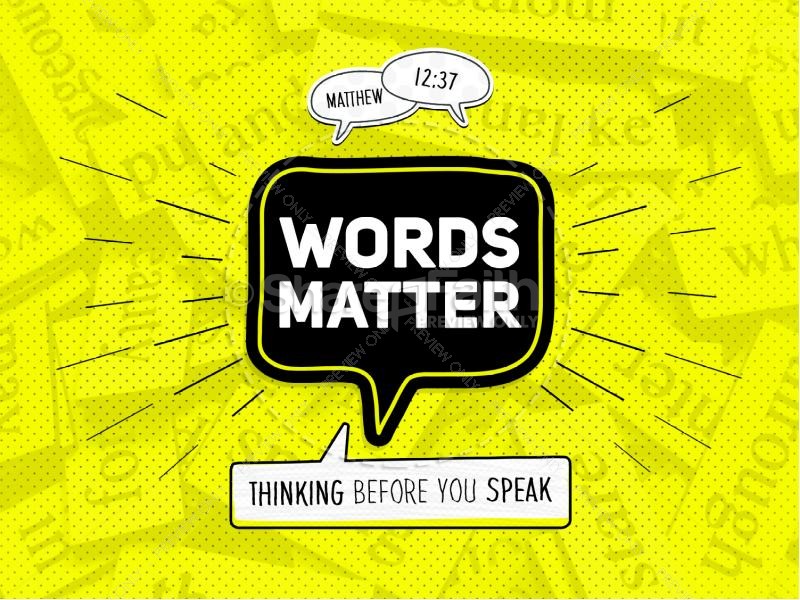 Words Matter Christian Church PowerPoint