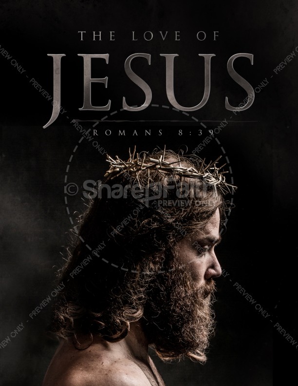 The Love of Jesus Easter Church Flyer Thumbnail Showcase