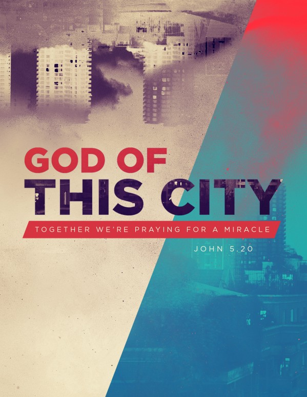 God of this City Church Flyer Template