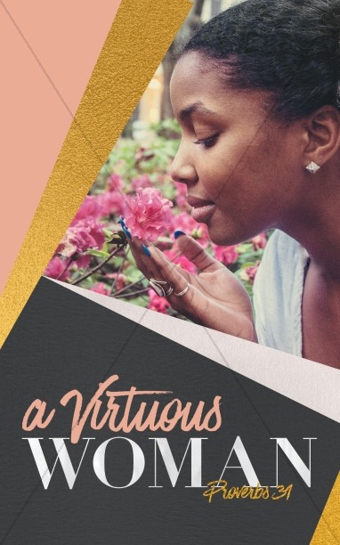 A Virtuous Woman Church Bulletin Thumbnail Showcase
