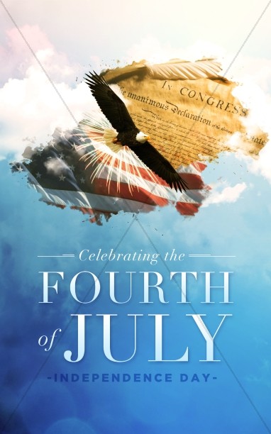 American Independence Day Church Bulletin Thumbnail Showcase