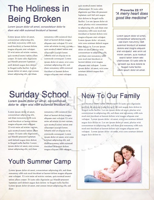Father's Day Beach Walk Church Newsletter | page 2
