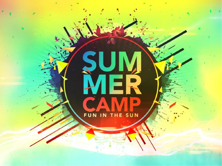 Summer Camp Fun in the Sun Church PowerPoint