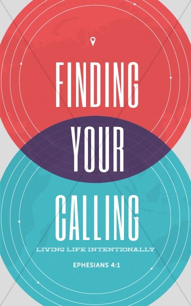 Finding Your Calling Church Bulletin Thumbnail Showcase