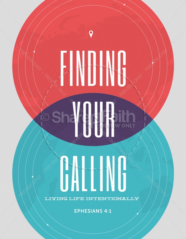 Finding Your Calling Church Flyer Thumbnail Showcase