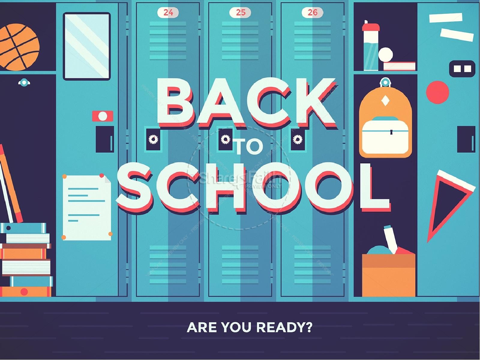 Get Ready for Back to School Church PowerPoint