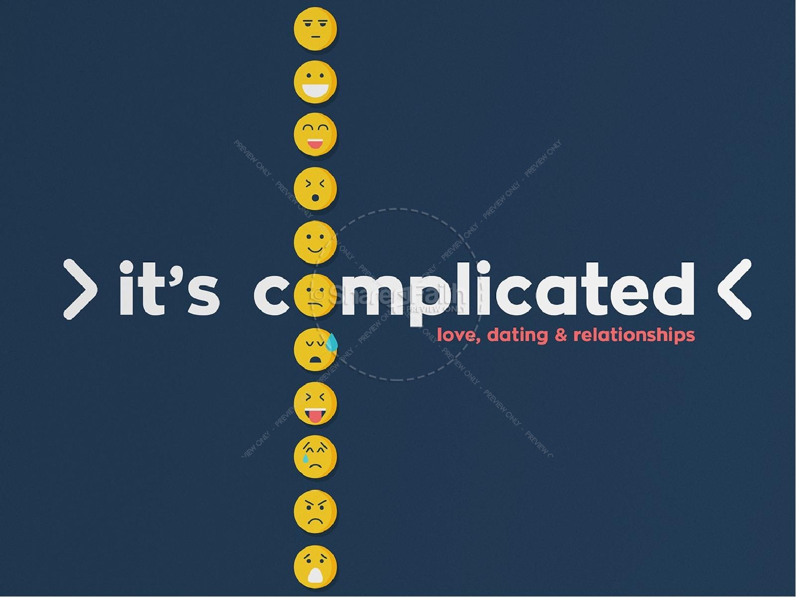 It's Complicated Relationships Church PowerPoint Thumbnail 1