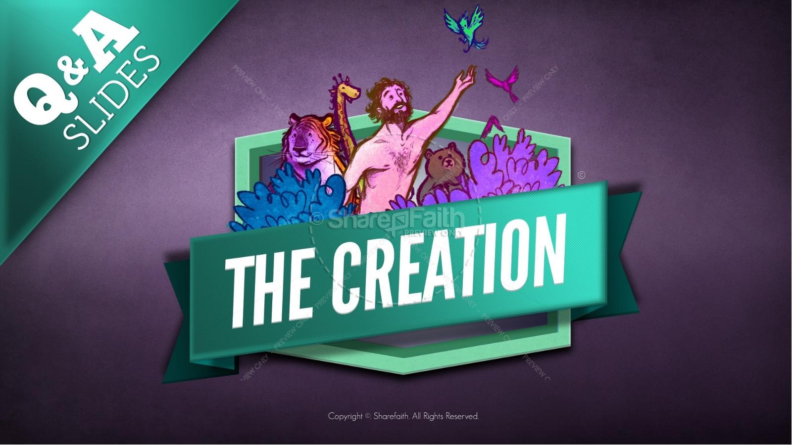 The Creation Story Kids Bible Lesson | slide 11