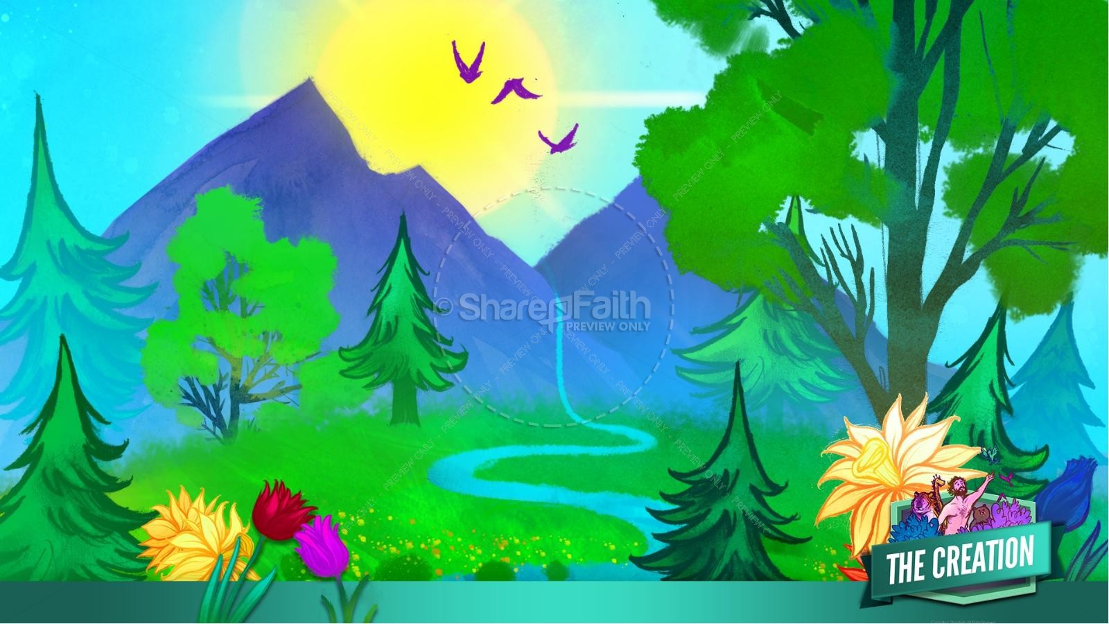 The Creation Story Kids Bible Lesson Thumbnail 16