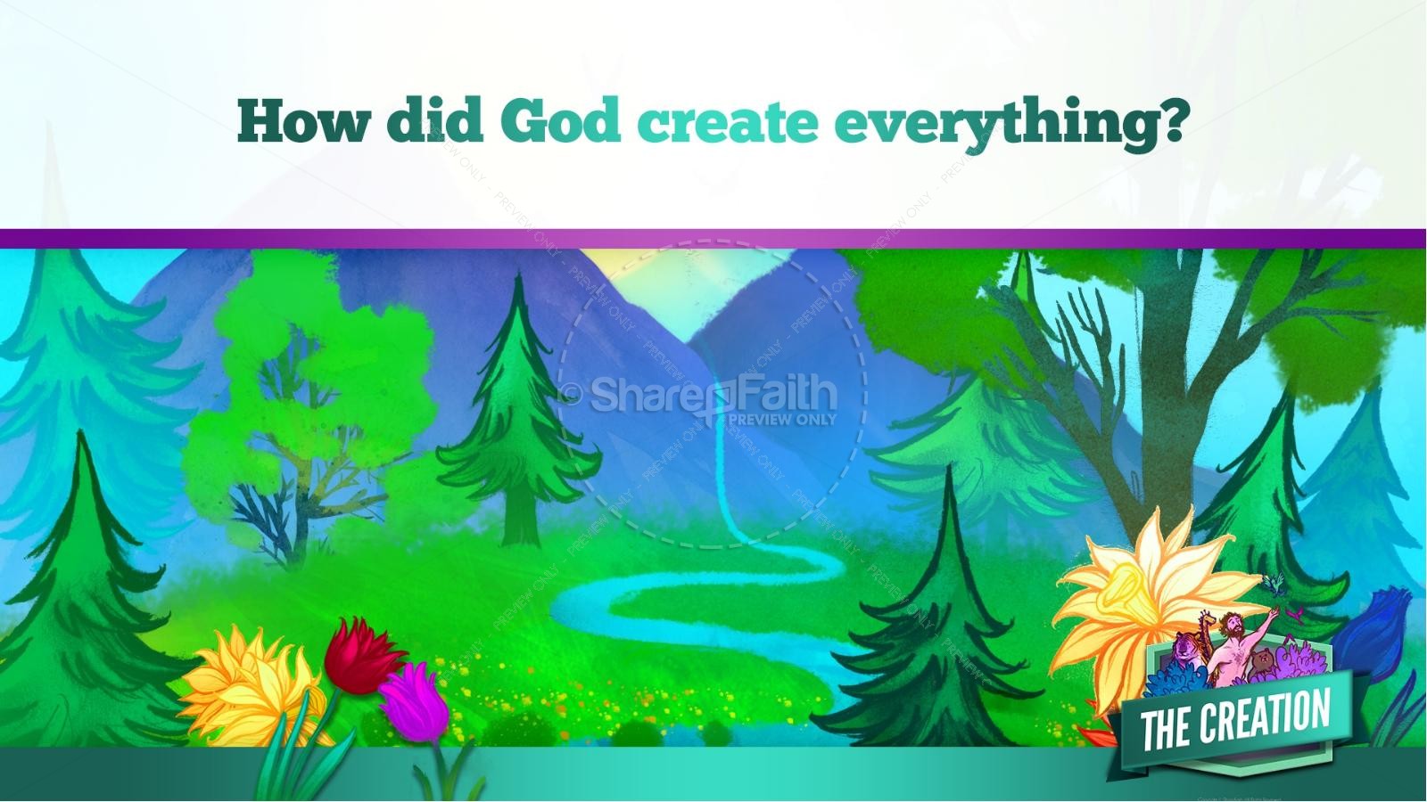 The Creation Story Kids Bible Lesson | slide 17