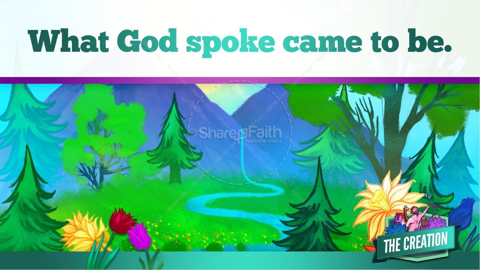 The Creation Story Kids Bible Lesson | slide 18