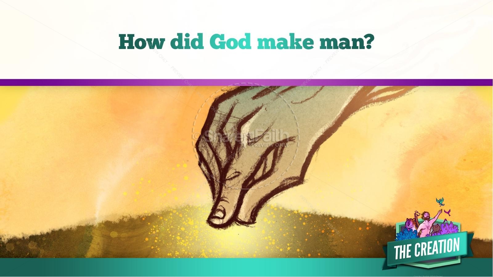 The Creation Story Kids Bible Lesson | slide 21