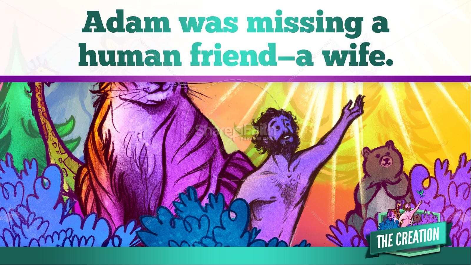 The Creation Story Kids Bible Lesson | slide 26