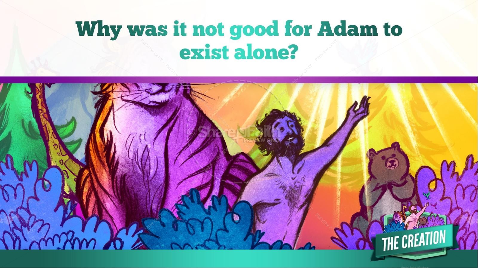 The Creation Story Kids Bible Lesson | slide 27