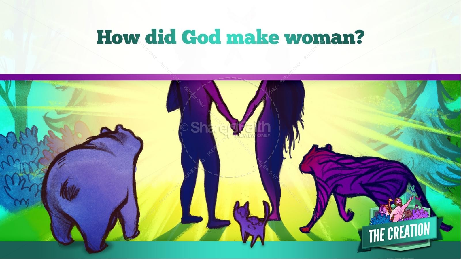 The Creation Story Kids Bible Lesson | slide 29