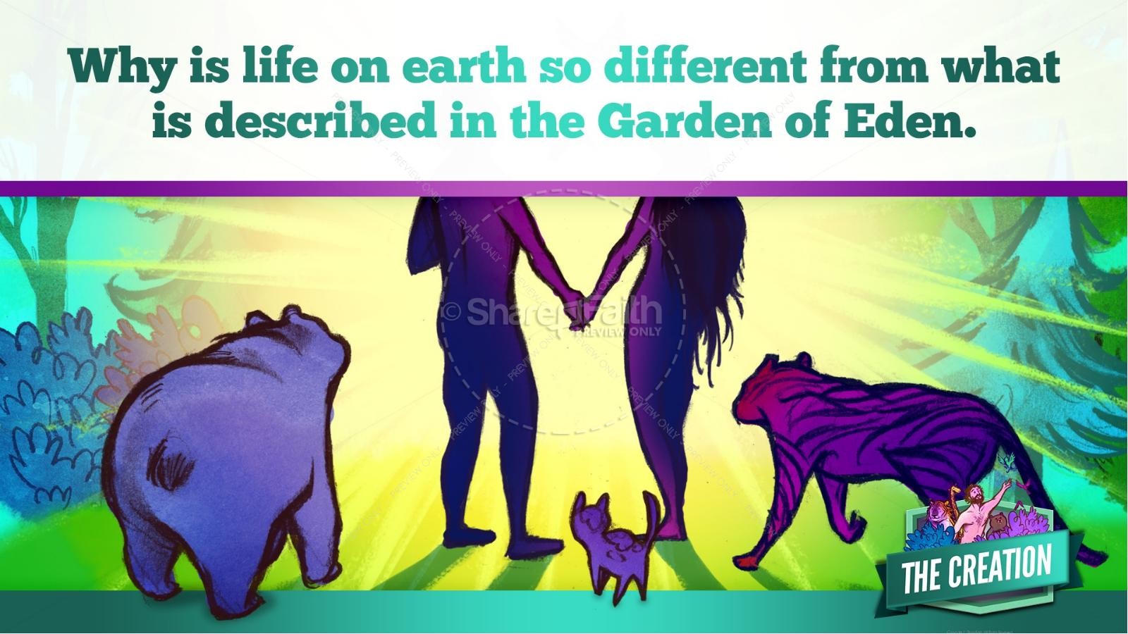 The Creation Story Kids Bible Lesson | slide 31