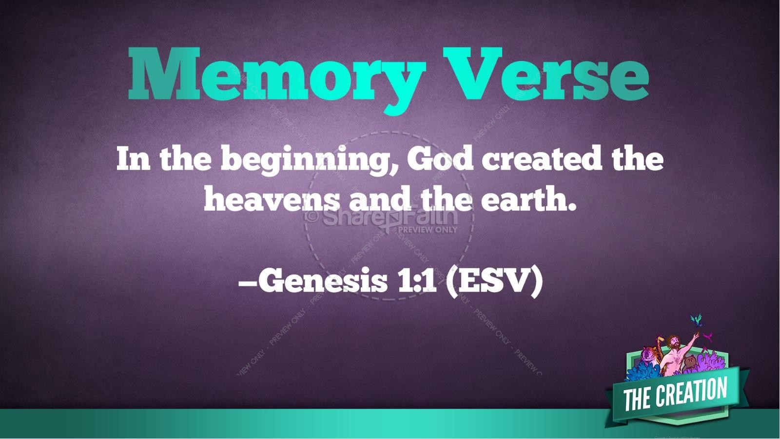 The Creation Story Kids Bible Lesson | slide 33