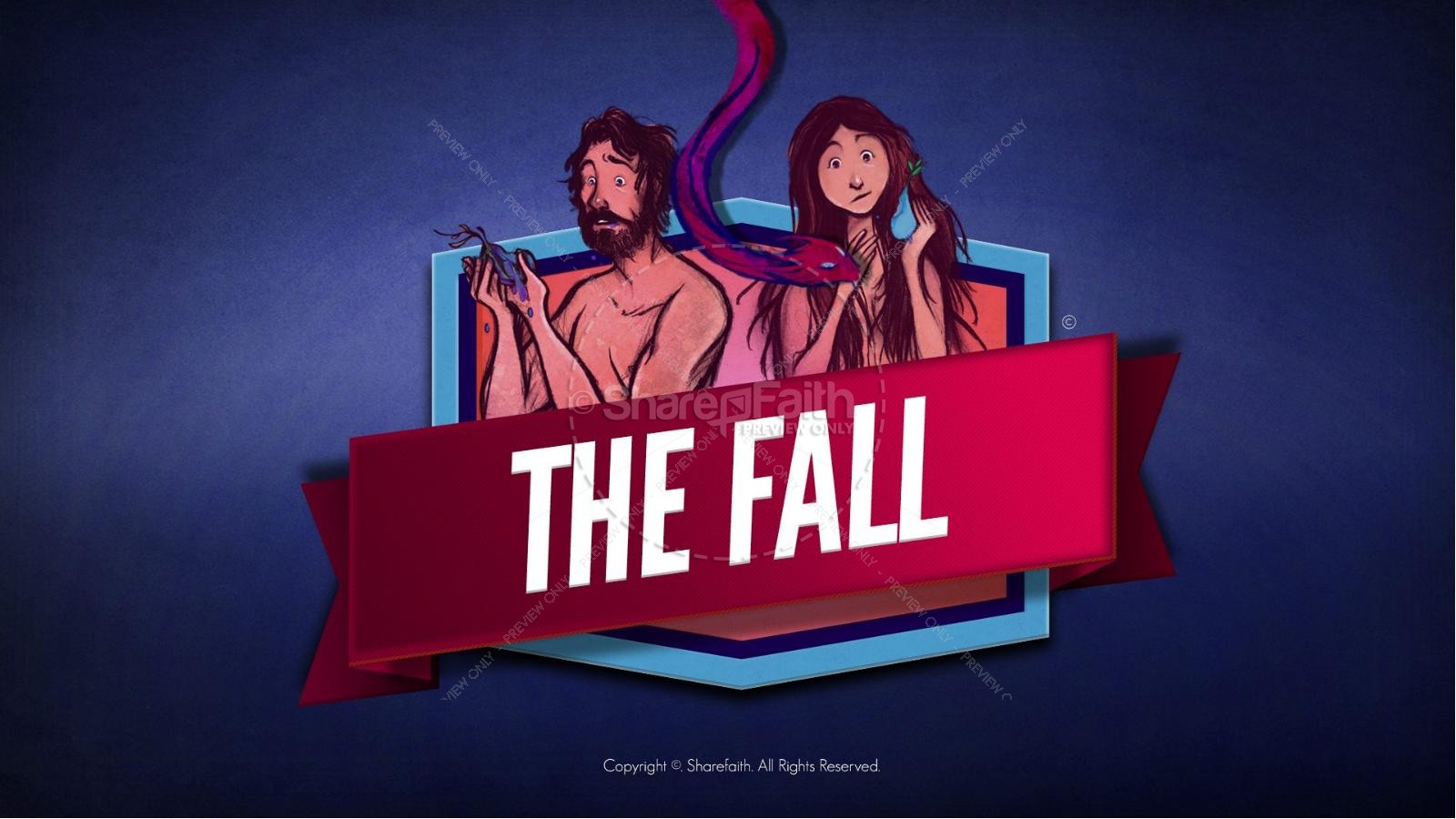 The Fall Of Man Genesis 3 Kids Bible Story