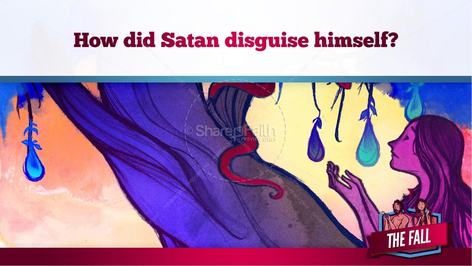 The Fall Of Man Genesis 3 Kids Bible Story | slide 16