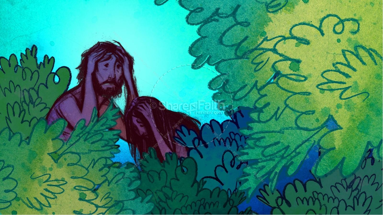 The Fall Of Man Genesis 3 Kids Bible Story