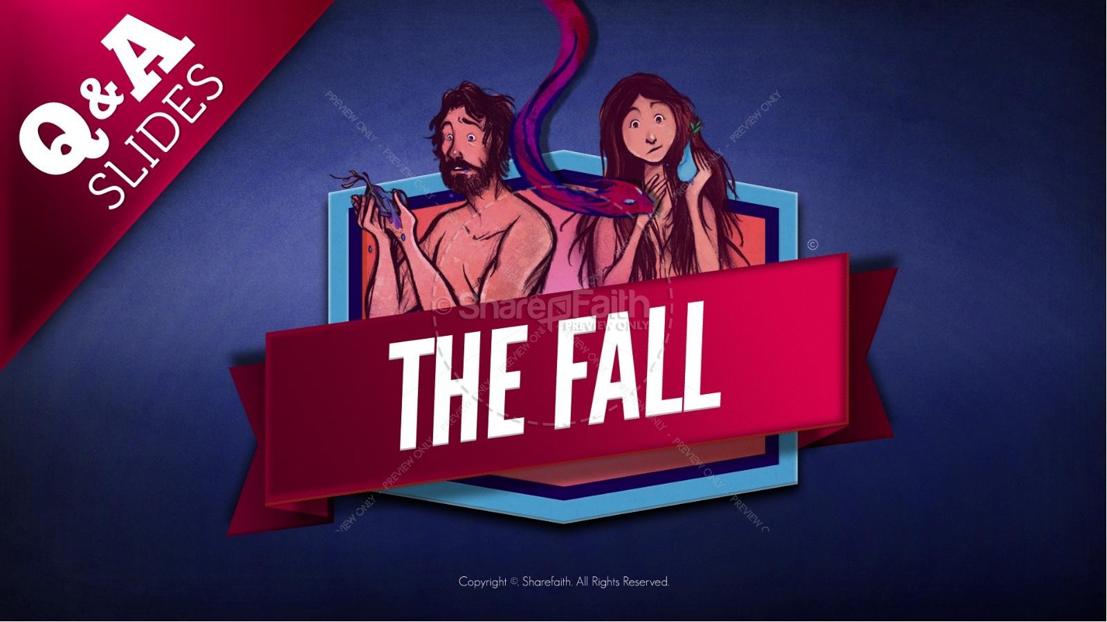 The Fall Of Man Genesis 3 Kids Bible Story