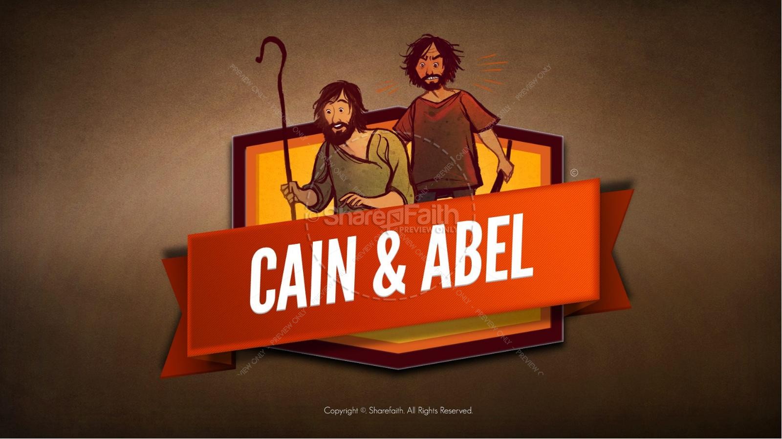 Cain And Able Kids Bible Lesson | slide 1